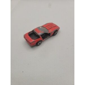Road Champs 1984 85 Corvette Diecast Car Red C4 Vintage Macau 1:64 Toy